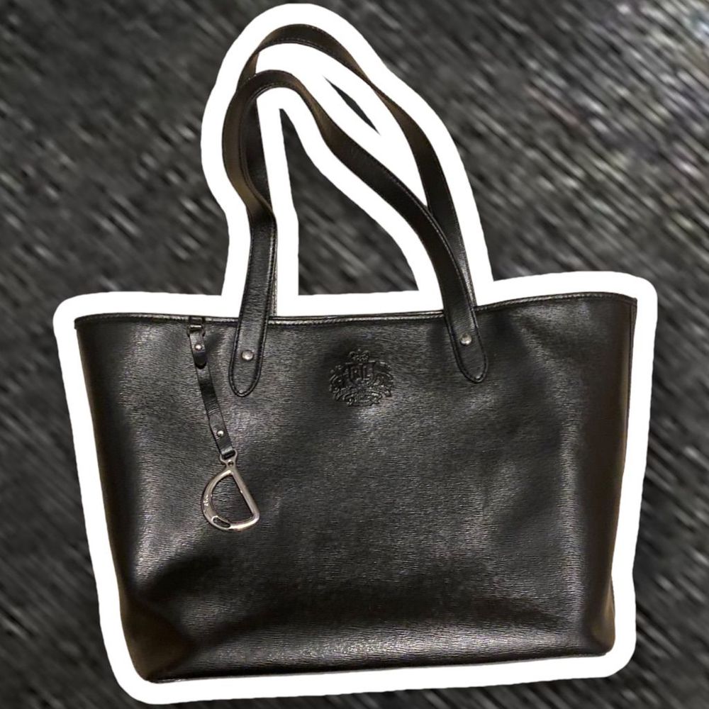 Lauren Polo Ralph Lauren Black Classic Tote
